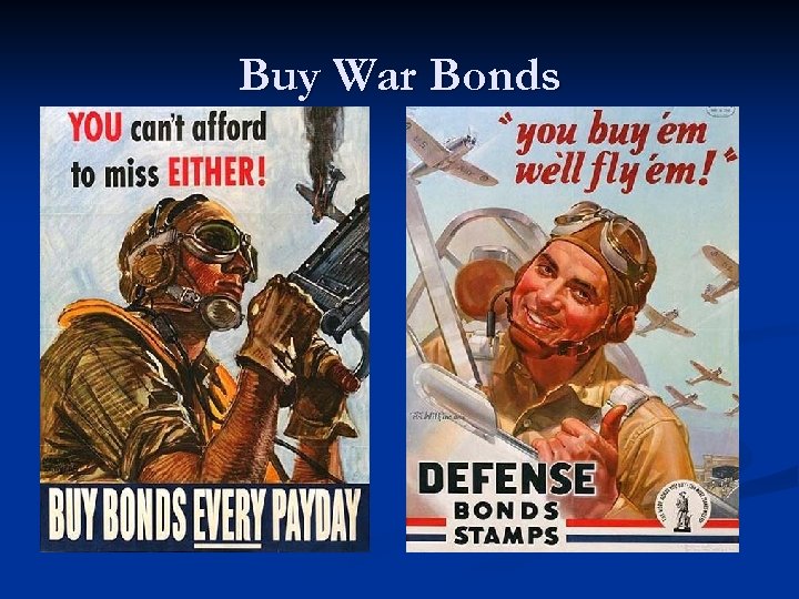 Buy War Bonds 