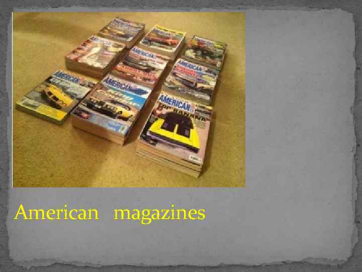 American magazines 