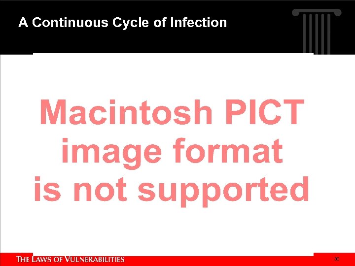 A Continuous Cycle of Infection 30 
