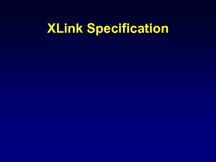 XLink Specification 