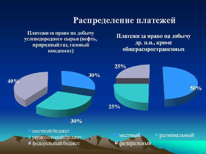 Распределение платежей 