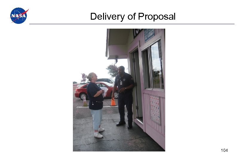 Delivery of Proposal 104 
