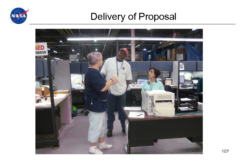 Delivery of Proposal 107 