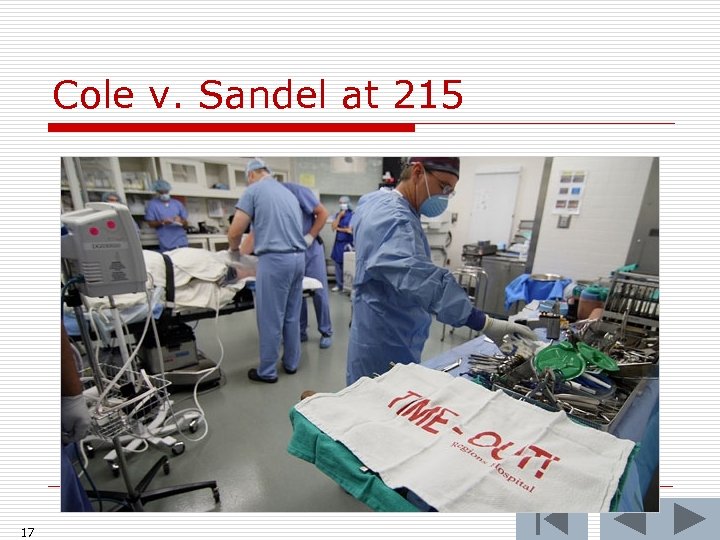 Cole v. Sandel at 215 17 