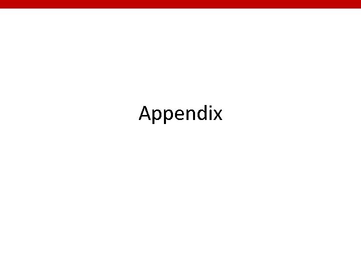 Appendix 