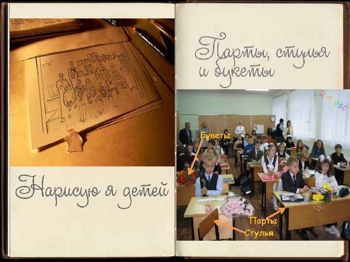 Букеты Парты Стулья 