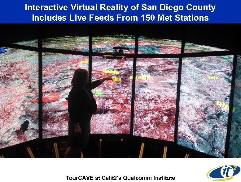 Interactive Virtual Reality of San Diego County Includes Live Feeds From 150 Met Stations
