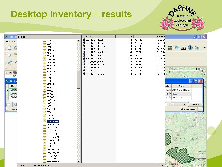 Desktop inventory – results 