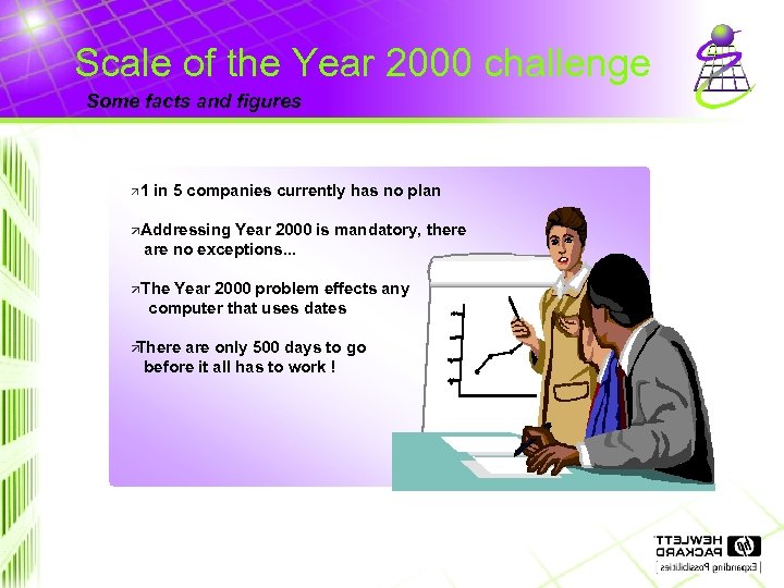 Scale of the Year 2000 challenge Some facts and figures ä 1 in 5