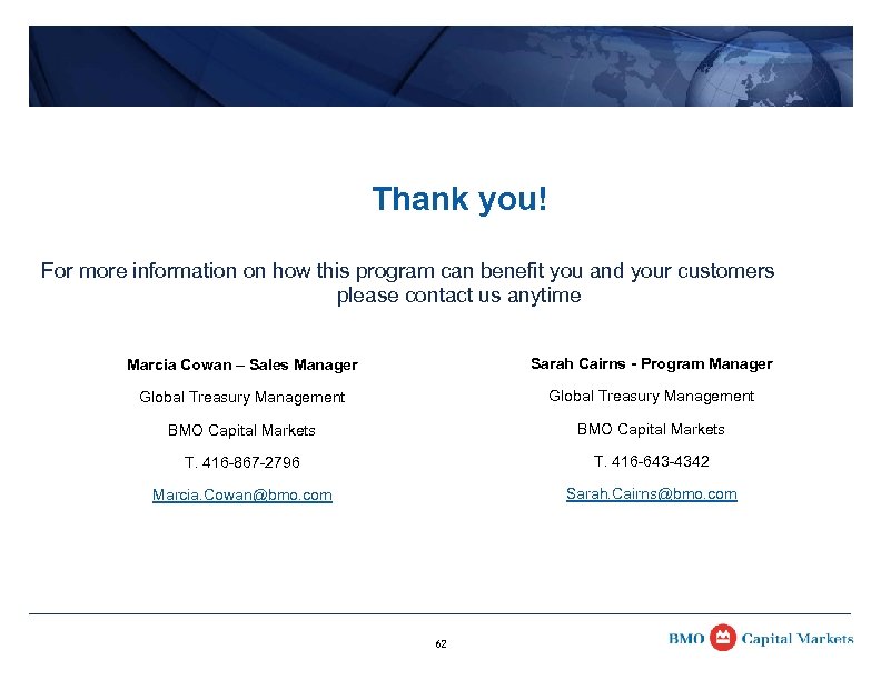 Thank you! For more information on how this program can benefit you and your