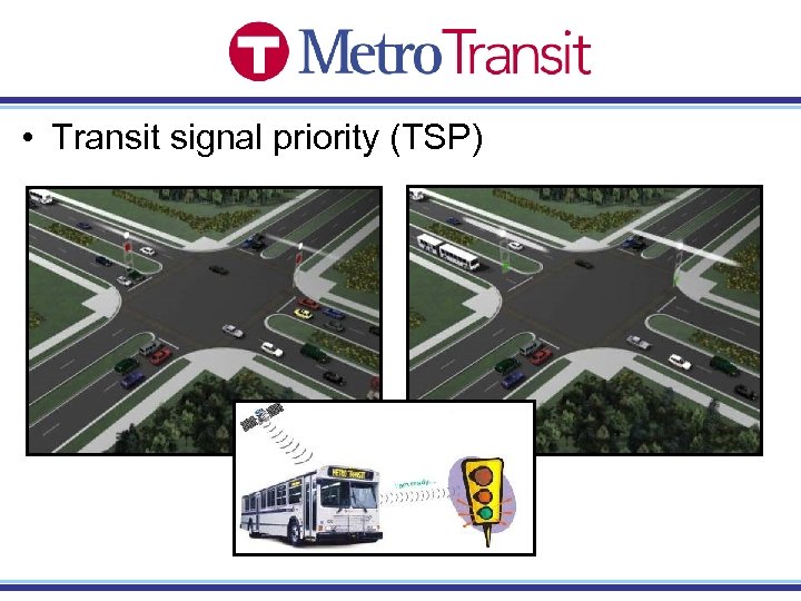  • Transit signal priority (TSP) 