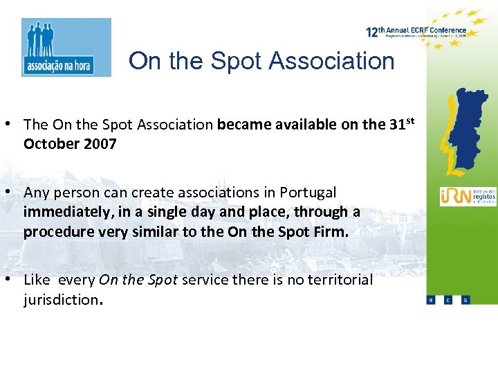 On the Spot Association • The On the Spot Association became available on the