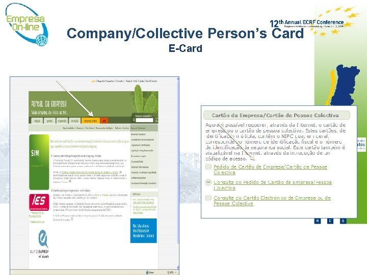 Company/Collective Person’s Card E-Card 