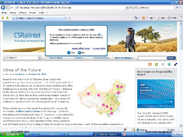 25 -26 OCT 2010 Cities of Tomorrow: Visions and Models – Brussels, DG REGIO