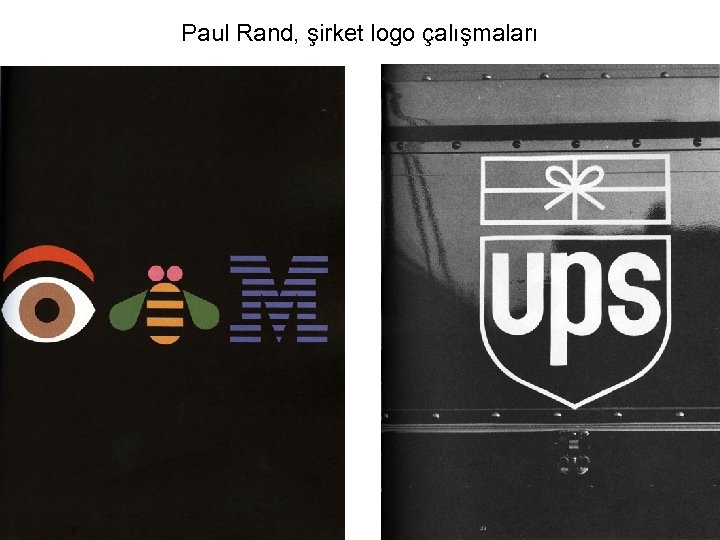 Paul Rand, şirket logo çalışmaları 