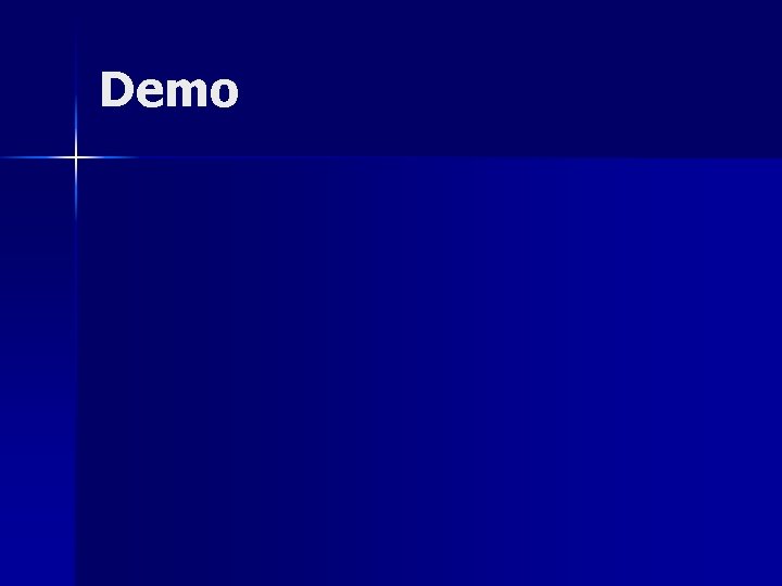 Demo 