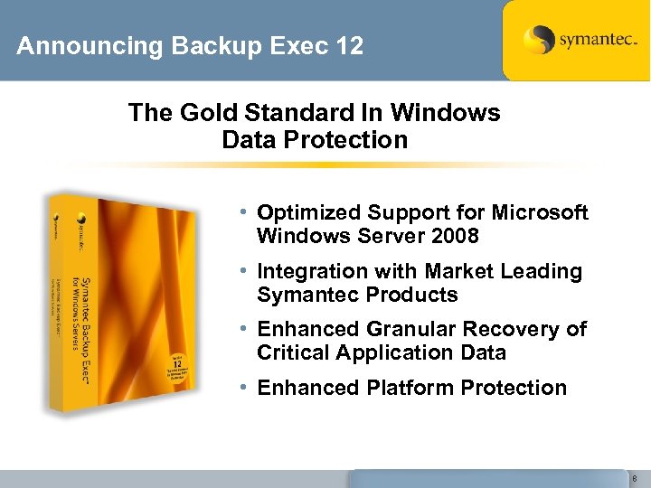 symantec backup exec support