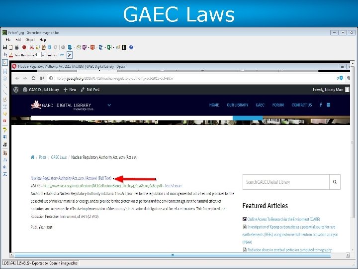 GAEC Laws 30 