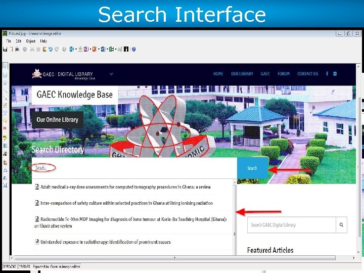 Search Interface 37 