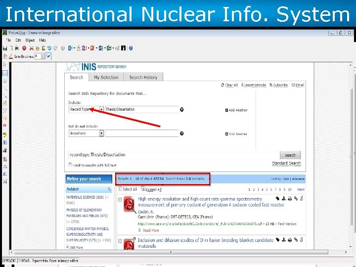 International Nuclear Info. System 48 