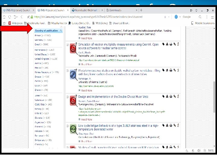 International Nuclear Info. System 49 