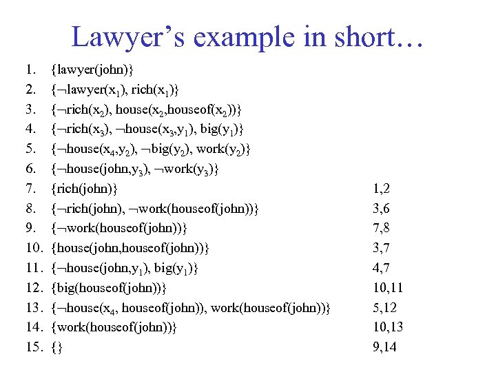Lawyer’s example in short… 1. 2. 3. 4. 5. 6. 7. 8. 9. 10.