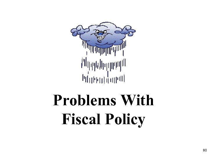 Problems With Fiscal Policy 80 