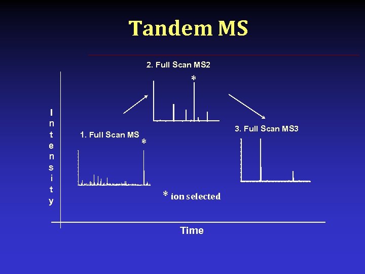 Tandem MS 2. Full Scan MS 2 * I n t e n s