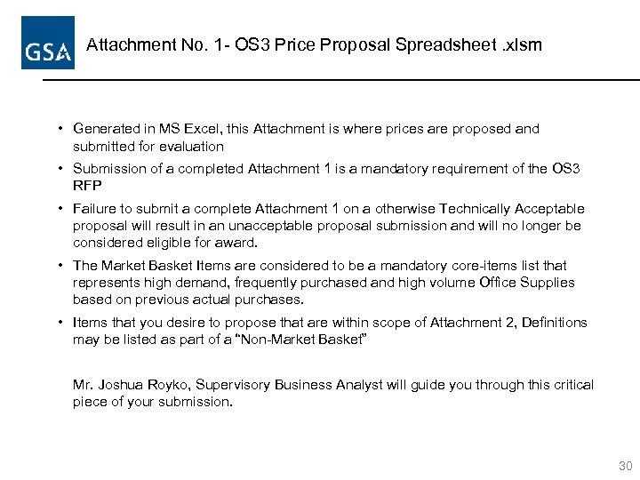 Attachment No. 1 - OS 3 Price Proposal Spreadsheet. xlsm • Generated in MS