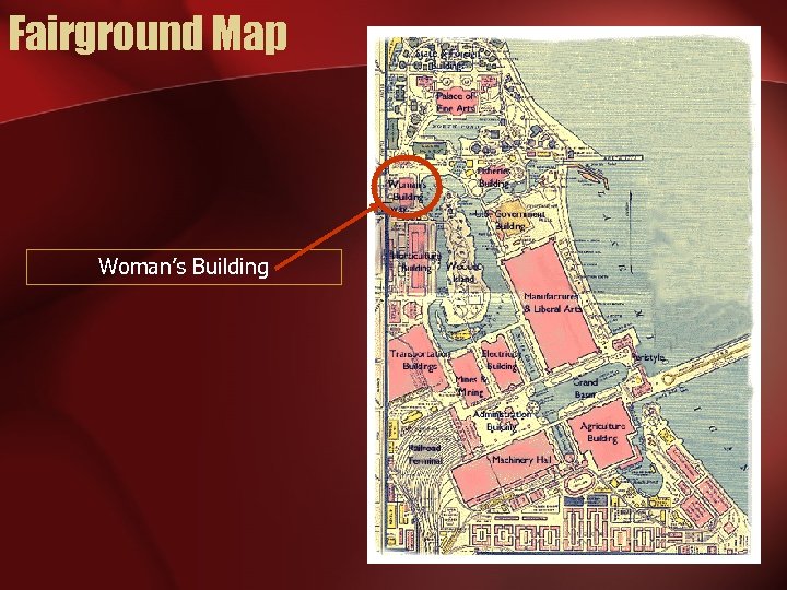 Fairground Map Woman’s Building 