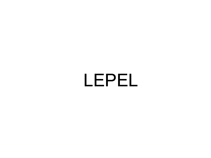 LEPEL 