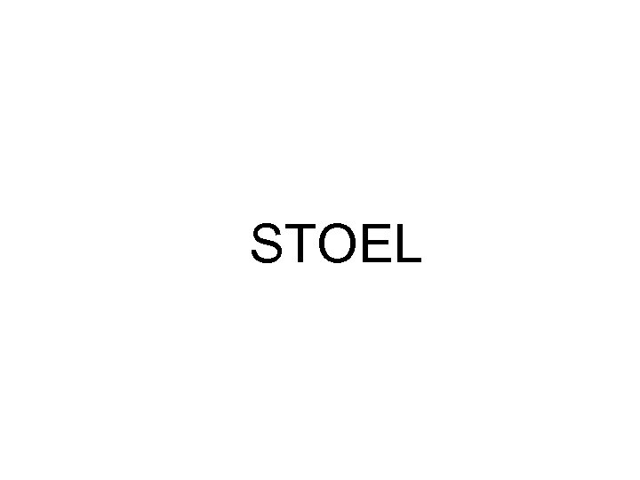STOEL 