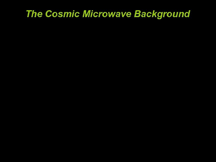 The Cosmic Microwave Background 