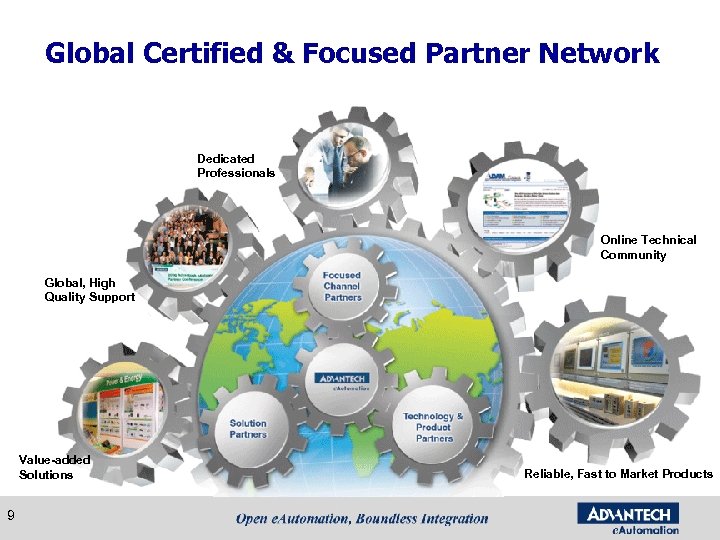 Global Certified & Focused Partner Network Dedicated Professionals Online Technical Community Global, High Quality