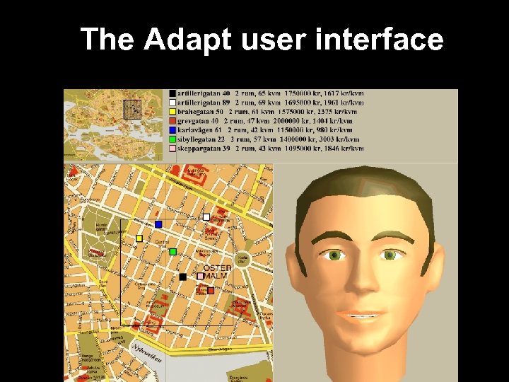 The Adapt user interface 