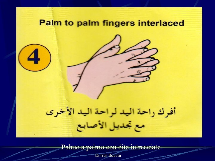 Palmo a palmo con dita intrecciate Dimitri Sossai 