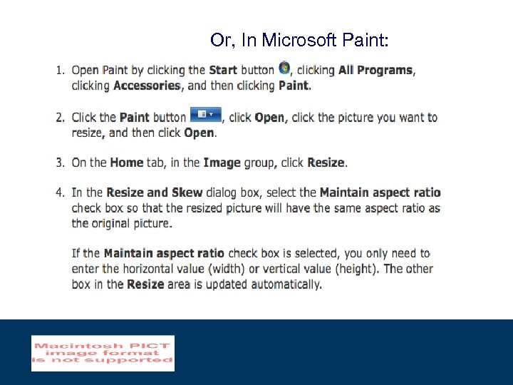 Or, In Microsoft Paint: 