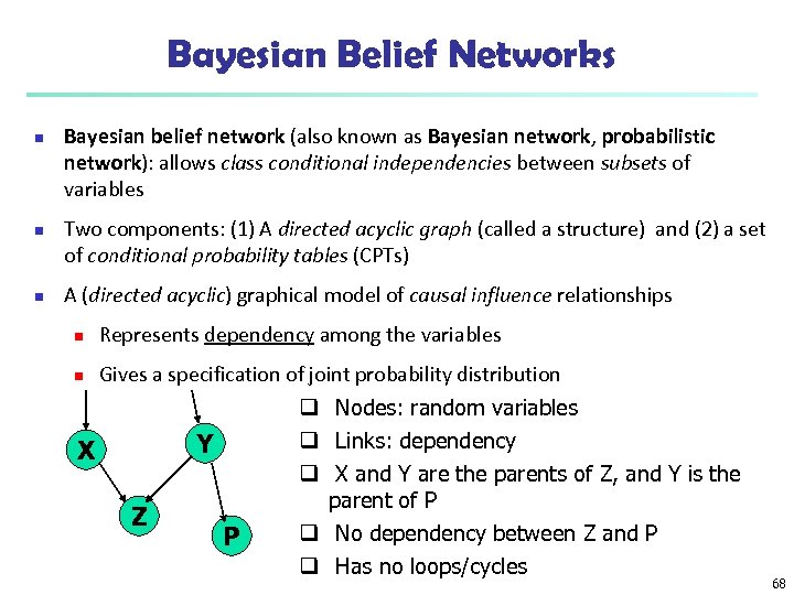 Bayesian Belief Networks n n n Bayesian belief network (also known as Bayesian network,