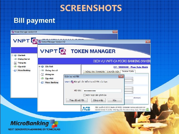 SCREENSHOTS Bill payment 