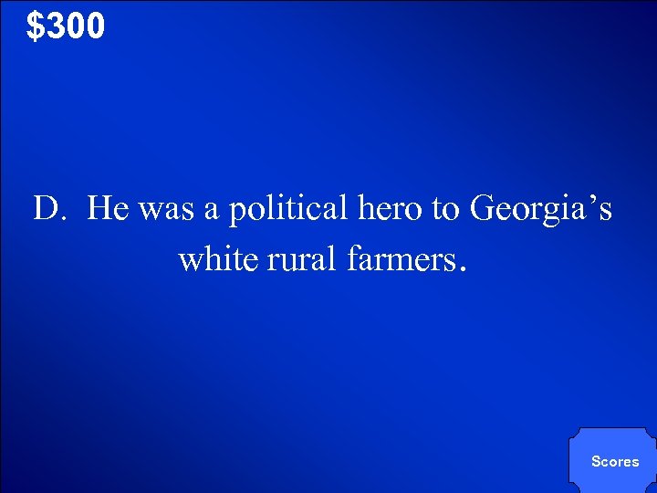 © Mark E. Damon - All Rights Reserved $300 D. He was a political