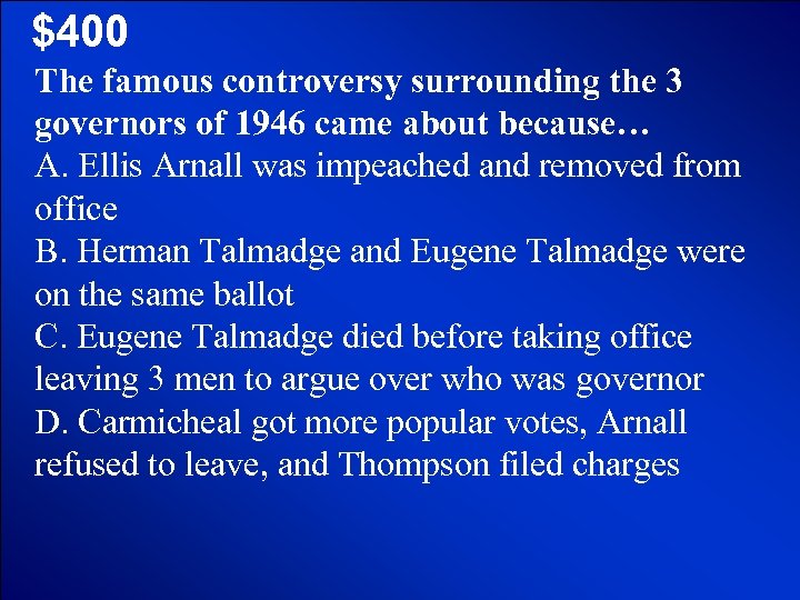 © Mark E. Damon - All Rights Reserved $400 The famous controversy surrounding the