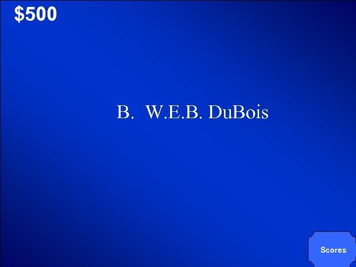 © Mark E. Damon - All Rights Reserved $500 B. W. E. B. Du.