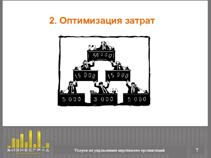 2. Оптимизация затрат Услуги по управлению персоналом организаций 7 