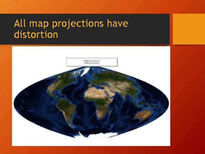 All map projections have distortion 
