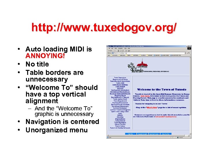http: //www. tuxedogov. org/ • Auto loading MIDI is ANNOYING! • No title •