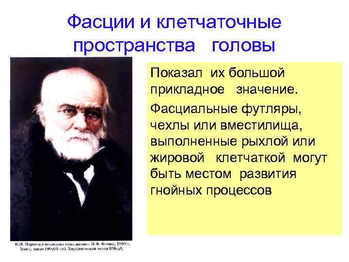 Фасции и клетчаточные пространства головы Показал их большой прикладное значение. Фасциальные футляры, чехлы или
