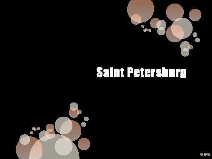 Saint Petersburg 