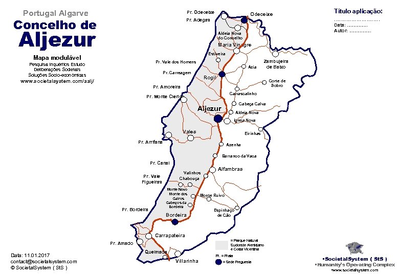 Portugal Algarve Pr. Odeceixe Concelho de Odeceixe Pr. Adegas Aljezur Título aplicação: . .