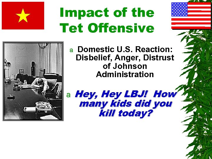 Impact of the Tet Offensive a a Domestic U. S. Reaction: Disbelief, Anger, Distrust