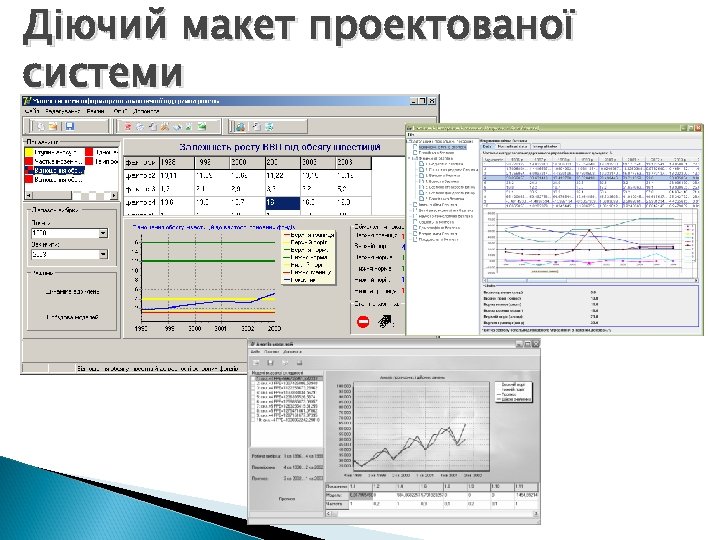 Діючий макет проектованої системи 